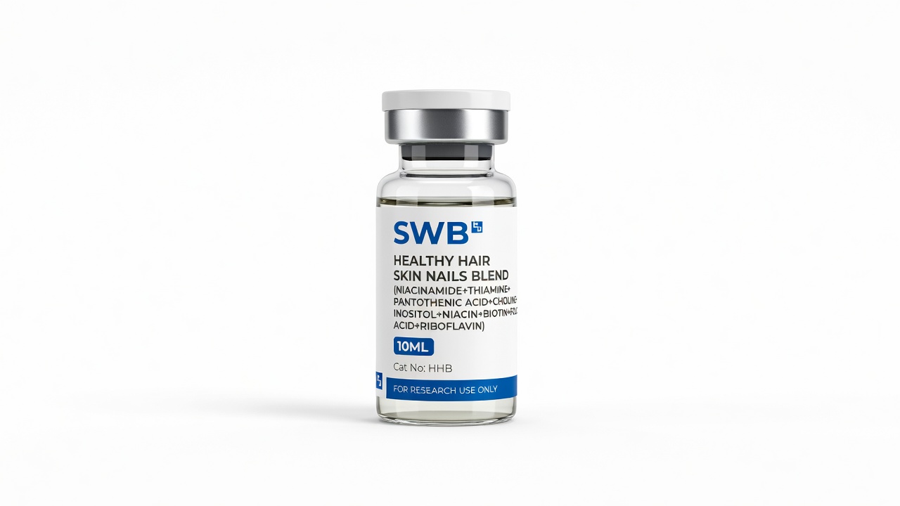 Healthy Hair Skin Nails Blend (Niacinamide+Thiamine+Pantothenic Acid+Choline+Inositol+Niacin+Biotin+Folic Acid+Riboflavin) product photo